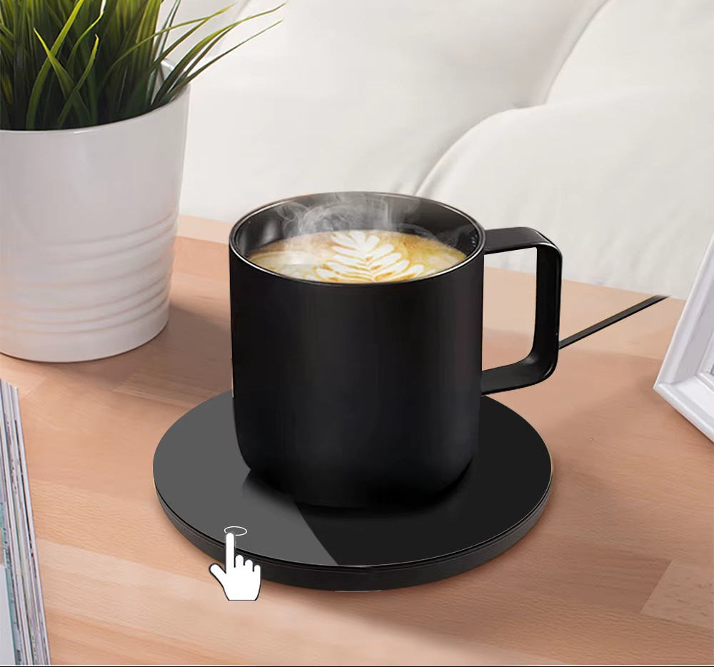 Coffee Cup Heater Mug Warmer USB Heating Pad Electic Milk Tea Water Thermostatic Coasters Cup Warmer for Home Office Desk DC 5V