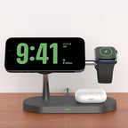 3 in 1 Wireless Charger Stand for Iphone 12/13/14/15/16/17 Fast Charging Station for Apple Watch 10 9 8 7 6 5 4 Airpods 2 3 Pro