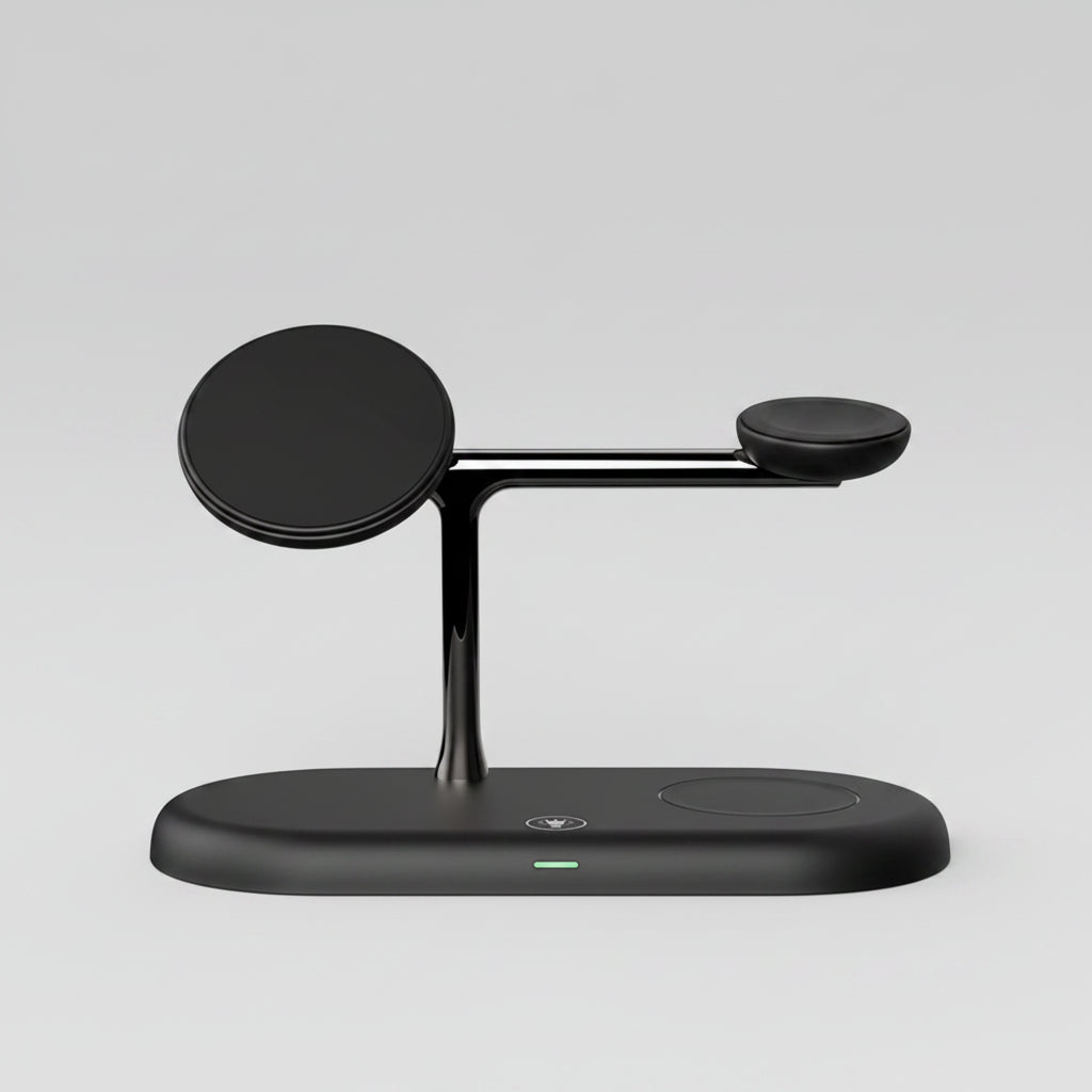 3 in 1 Wireless Charger Stand for Iphone 12/13/14/15/16/17 Fast Charging Station for Apple Watch 10 9 8 7 6 5 4 Airpods 2 3 Pro